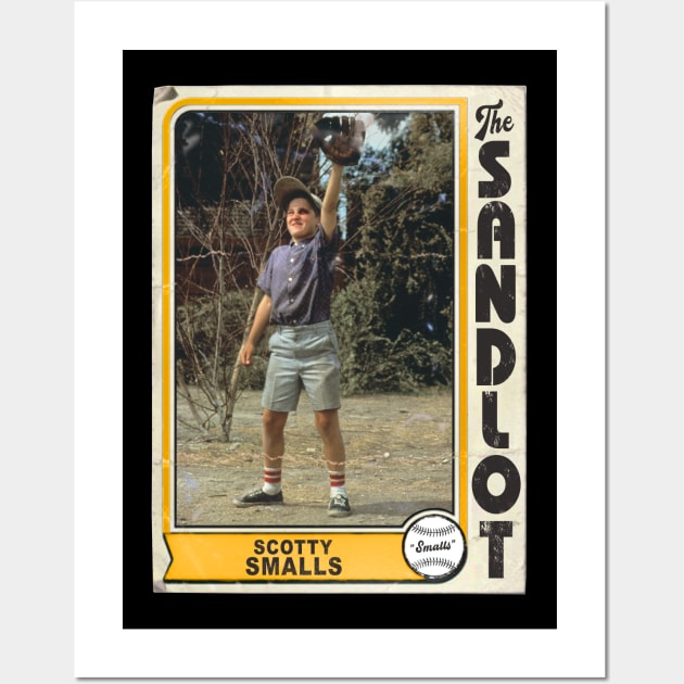 Scotty Smalls Vintage The Sandlot Trading Card Wall Art by darklordpug